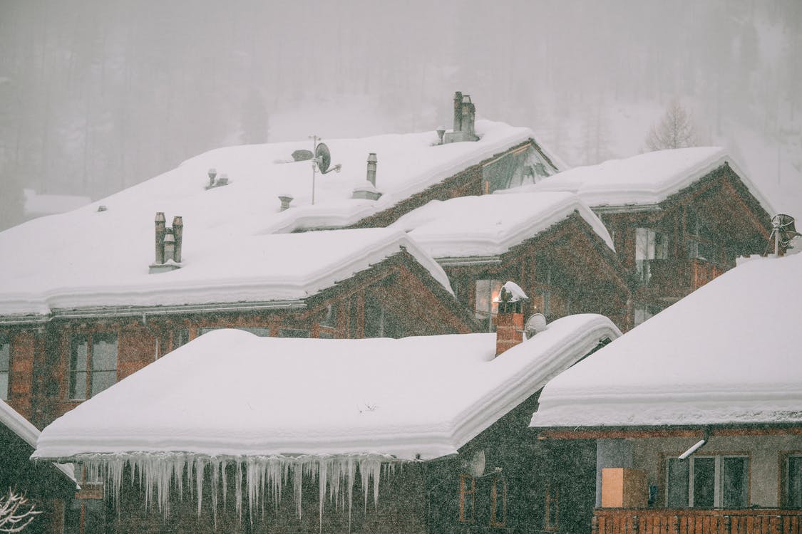 Homes in winter 
