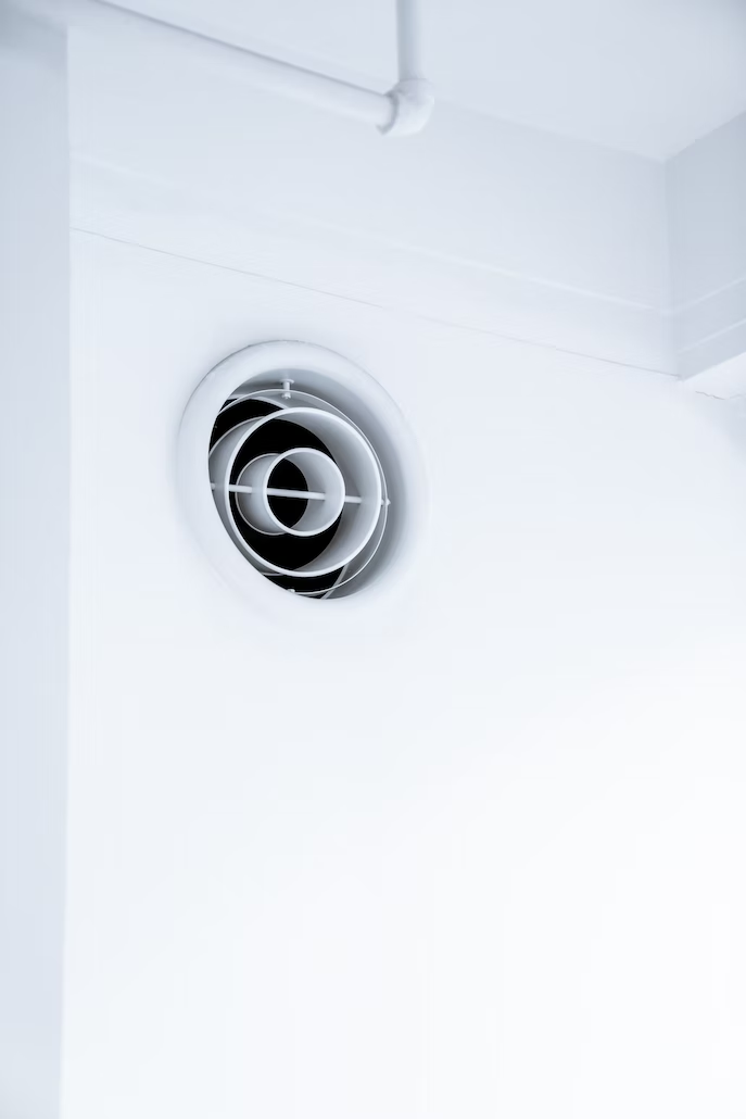 Air vent in a house